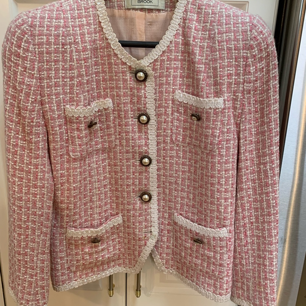 Beautiful Pink and Cream Jacket